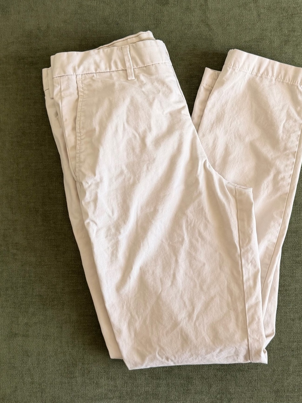 Banana Republic White Chino Pants